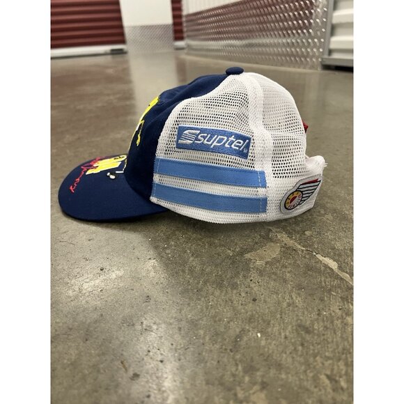 Supreme x SpongeBob jeff Hamilton Mesh Bag 6-panel Navy Hat Cap Size OS - Picture 2 of 6